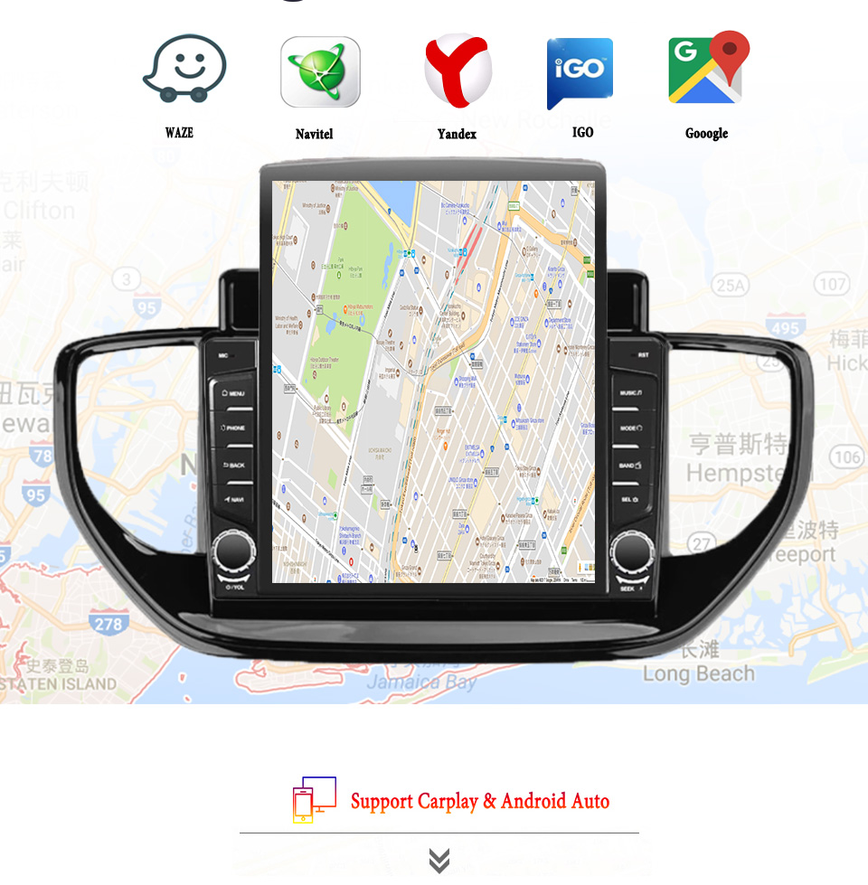 Tablet Danish Mobile & Accessories - 8G+128G Android 14 For Hyundai Solaris