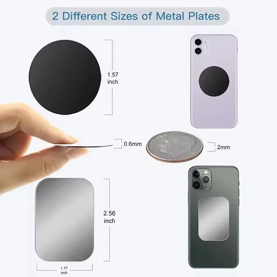 5/10pcs Magnetic Metal Plate D - Tablet Phone Accessories 评论和价格