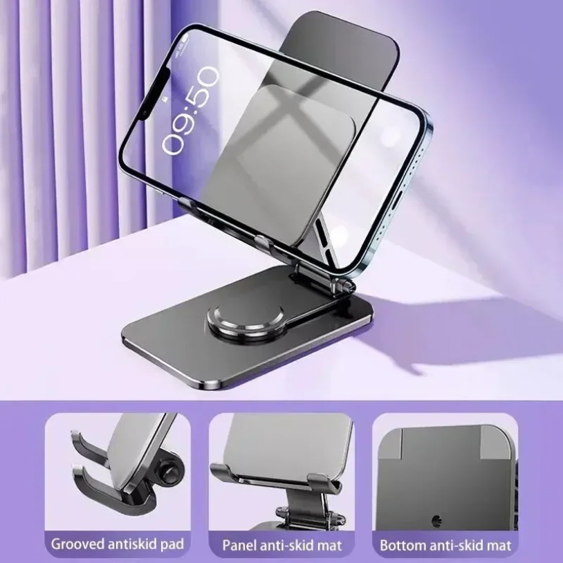 Universal Metal 360° Rotatable - Tablet Phone Accessories 评论和价格