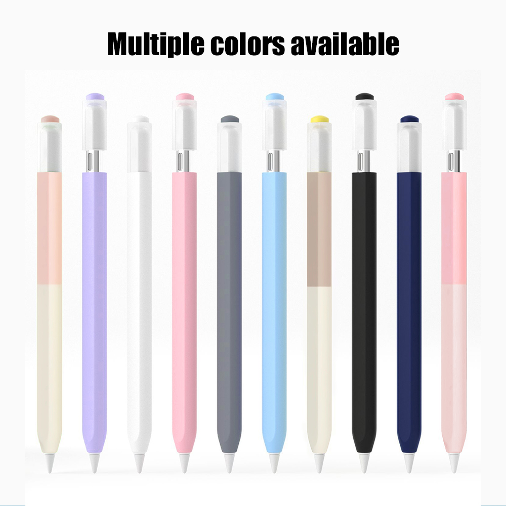 Color Splicing Silicone Pen Ca - Tablet Accessories Kids 评论和价格