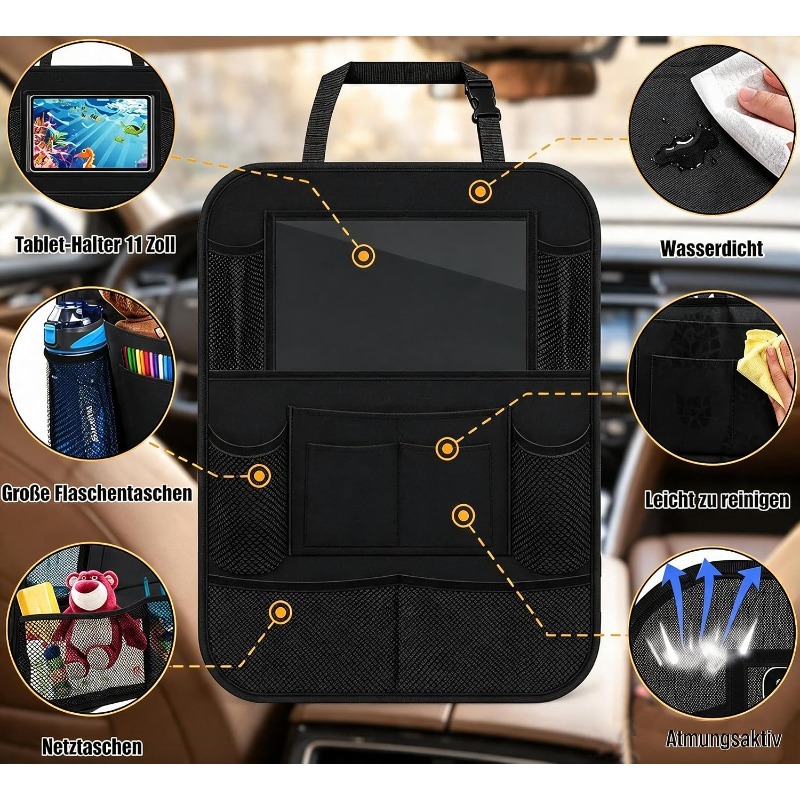 Car Backseat Organizer with To - Tablet Accessories Bag 评论和价格
