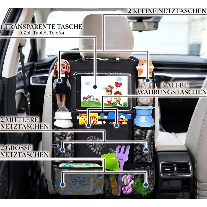 Car Backseat Organizer with To - Tablet Accessories Bag 评论和价格