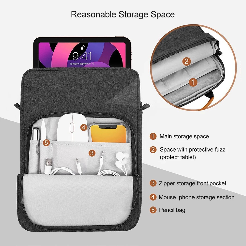 Laptop Handbag Cover For Macbo - Tablet Accessories Bag 评论和价格