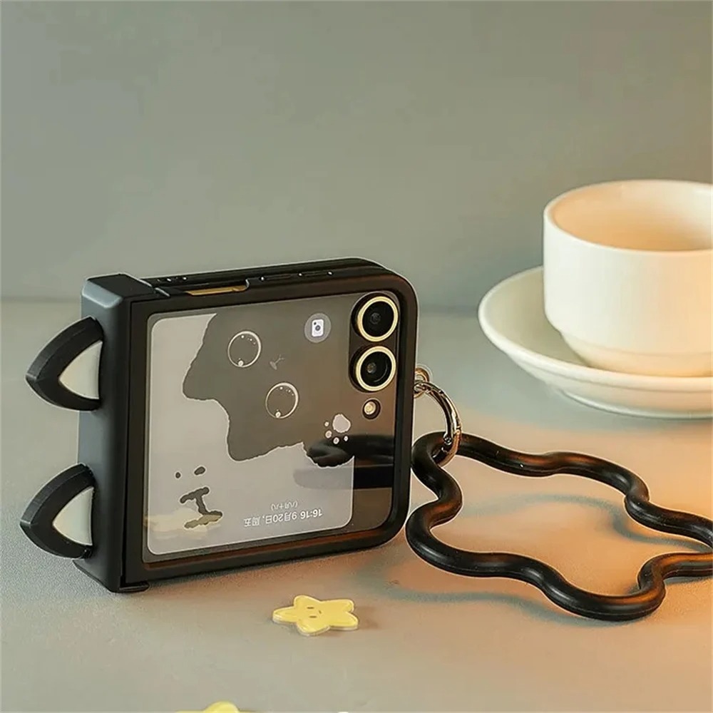Korean Japan Cute Cat Ears Bla - Motorola Tablet Accessories 评论和价格