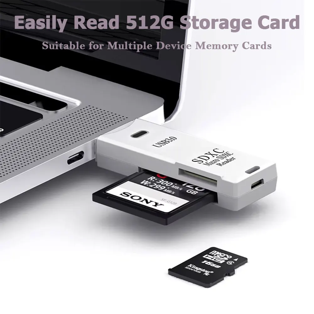 2-in-1 Card Reader USB 3.0/2.0 - Tablet Reading Accessories 评论和价格