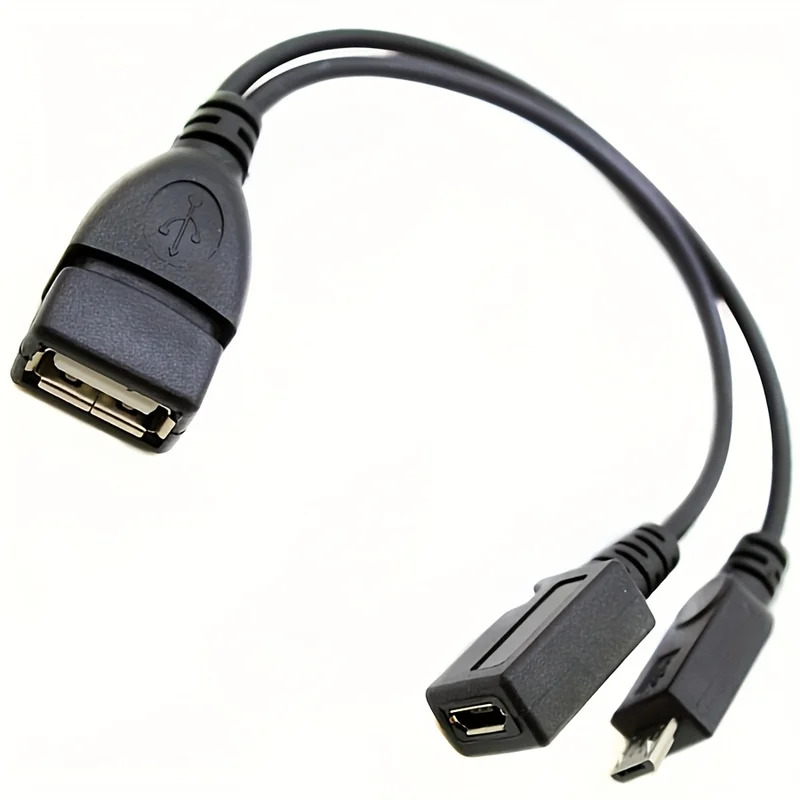 2-in-1 OTG USB to Micro USB Sp - Tablet Tech Accessories 评论和价格