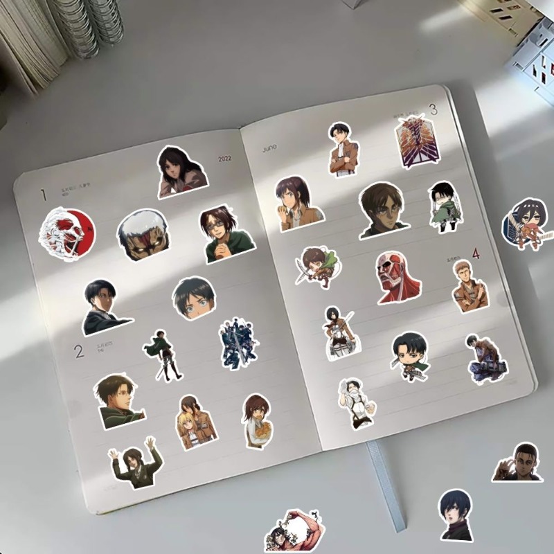 60Pcs Attack on Titan Anime St - Tablet Accessories Aesthetic 评论和价格
