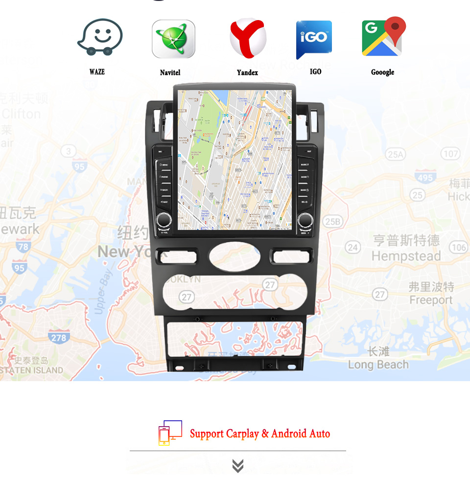 8G+128G Android 14 For Ford Mo - Tablet Danish Mobile & Accessories 评论和价格