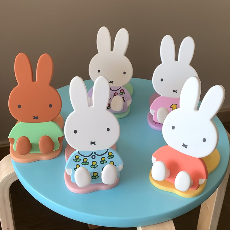 Cartoon Miffy Telescopic Foldi - Tablet Accessories Gifts 评论和价格