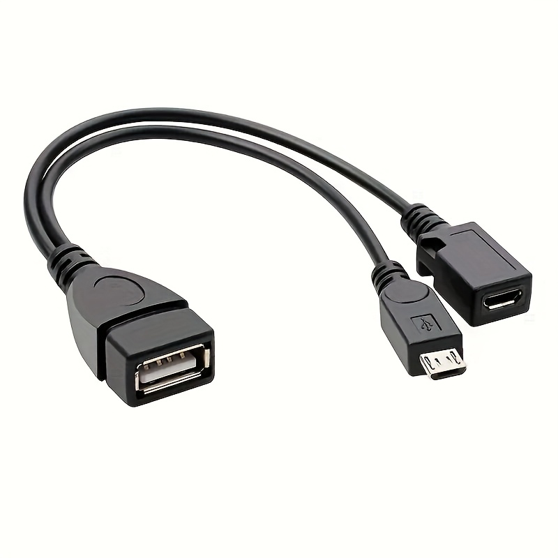 2-in-1 OTG USB to Micro USB Sp - Tablet Tech Accessories 评论和价格