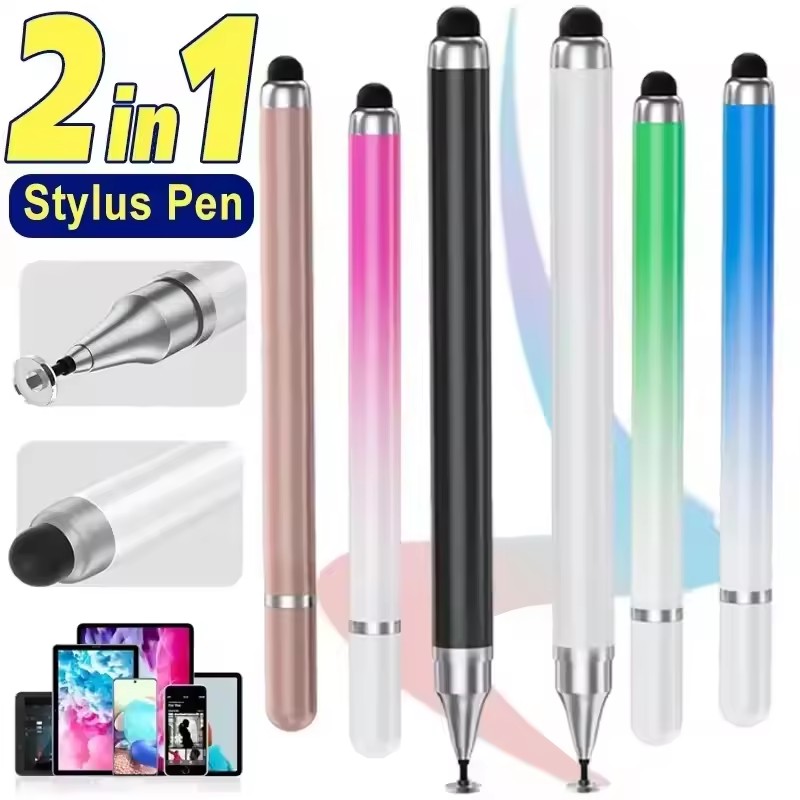 2 in 1 Universal Stylus Pen Fo - Tablet Phone Accessories 评论和价格